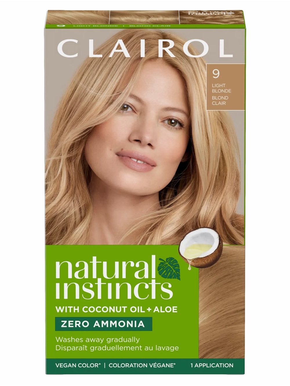 4 Pack Clairol Natural Instincts Hair Color Boxes in 9 Light Blonde Brand New
